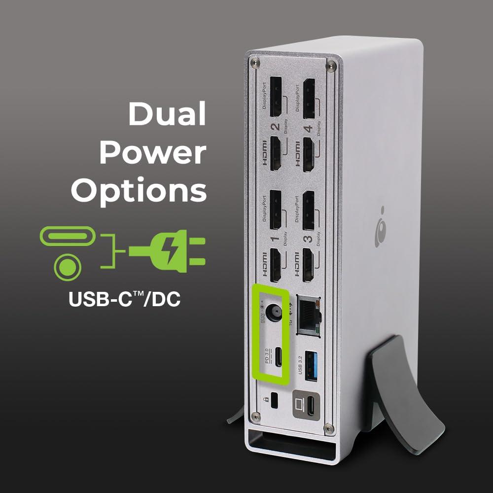 IOGEAR IOGEAR Dock Pro Universal 4K Quad Docking Station GUD3C4K4