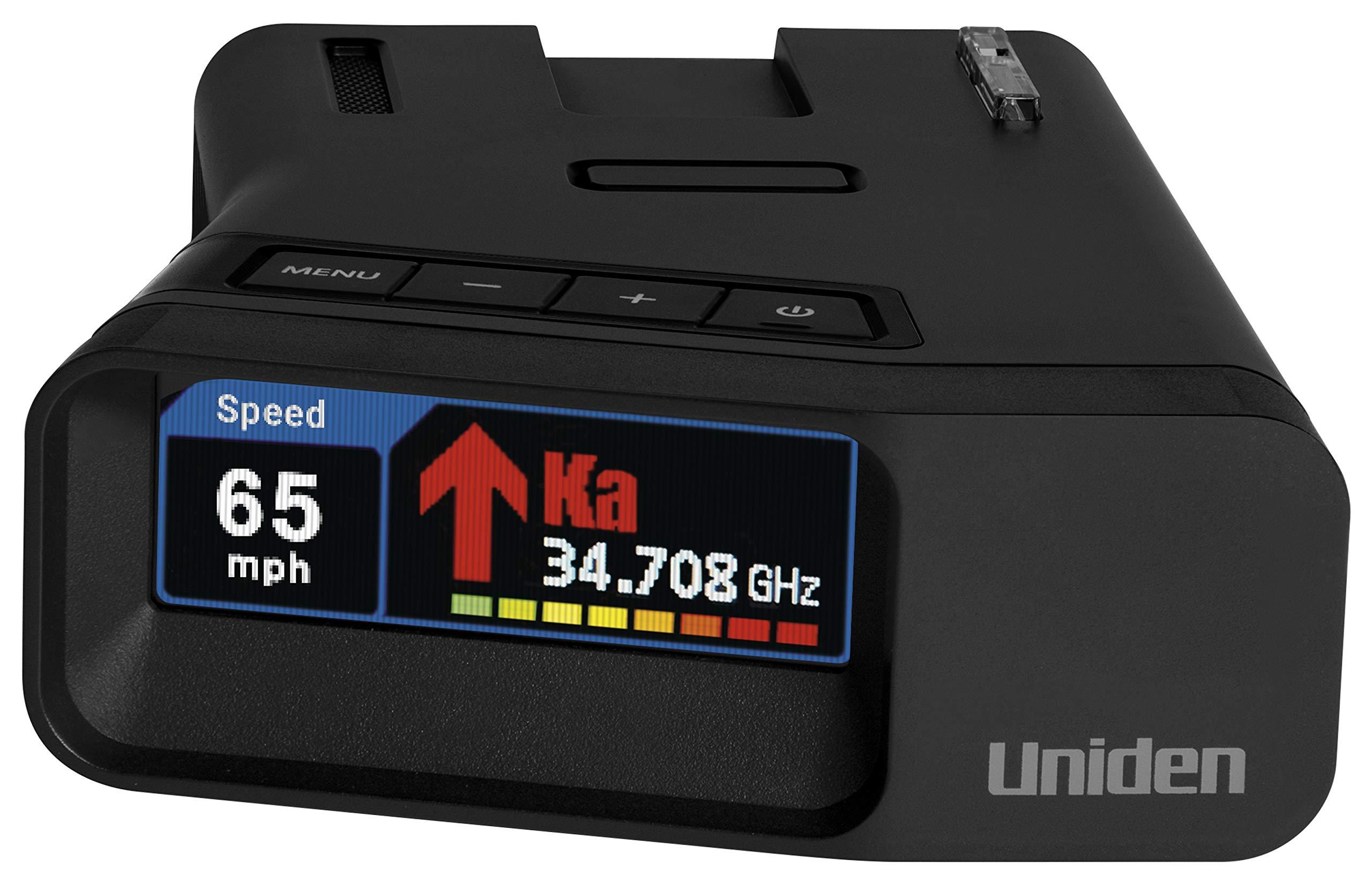 Uniden Uniden R7 EXTREME LONG RANGE Laser/Radar Detector, Built-in GPS, Real-Time Alerts, Dual-Antennas Front & Rear w/Directional Arrows, Voice Alerts, Red Light and Speed Camera Alerts