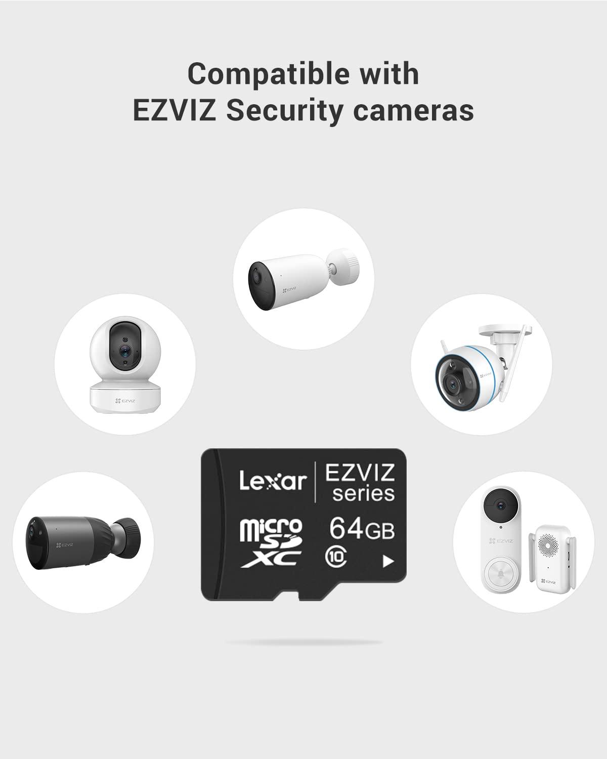 EZVIZ EZVIZ 64GB Micro SD Memory Card Professional Micro SD Memory Card for Security Cameras