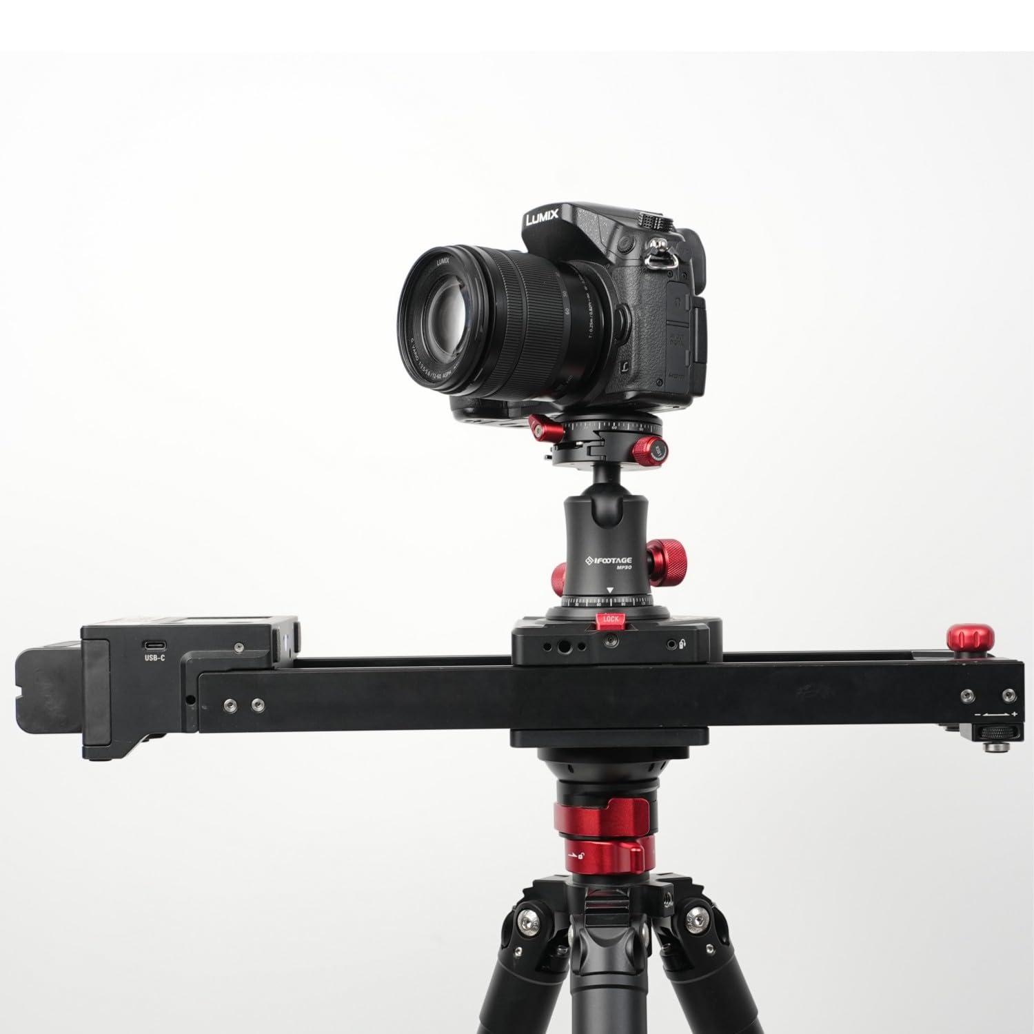 IFOOTAGE IFOOTAGE Komodo MP30 Ball Head,Metal 360 Rotating Ball Head with Panoramic Quick Release Plate, Compatible with Digital SLR Cameras, Mirrorless Cameras and Digital Cameras Load 22lbs