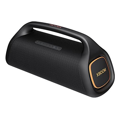 LG LG XG9QBK.DUSALLK Go Portable Bluetooth Speaker - Stage Lighting and up to 24-Hour Battery, Black