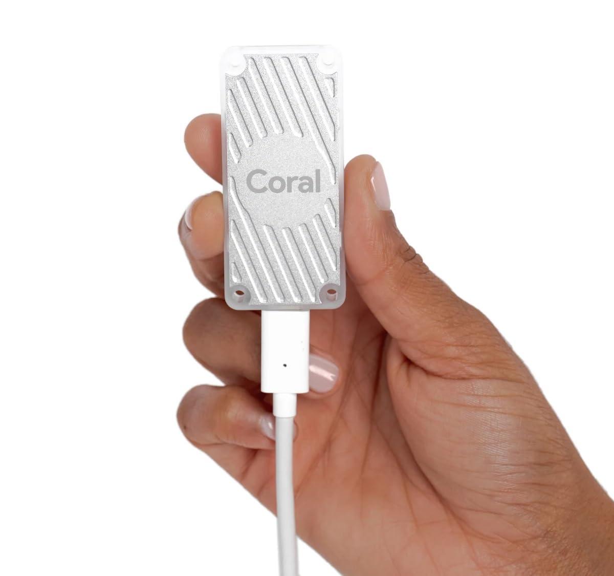Google Coral Google Coral USB Edge TPU ML Accelerator coprocessor for Raspberry Pi and Other Embedded Single Board Computers