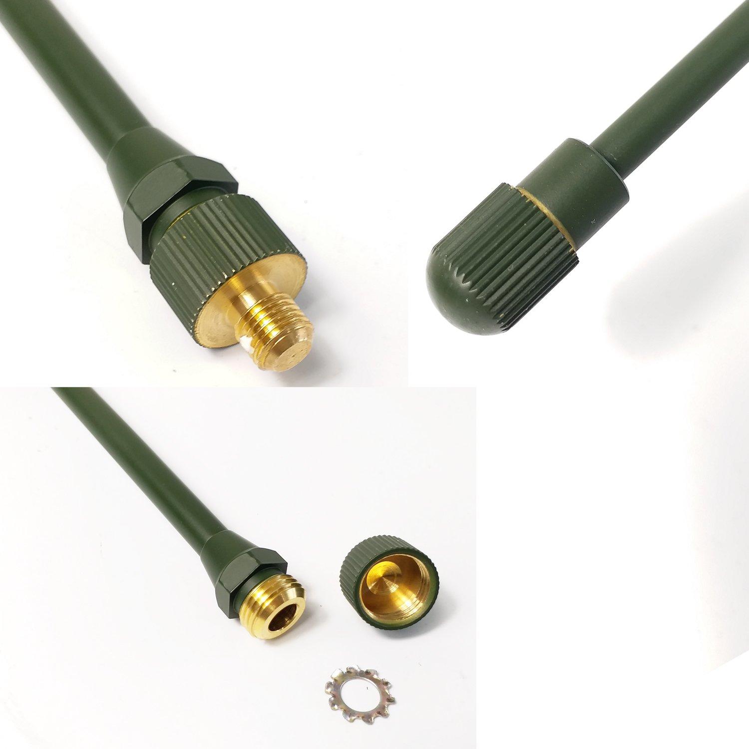 BESTBECAR HF Manpack Collapsible 7 Element Whip Antenna 285 CM Length