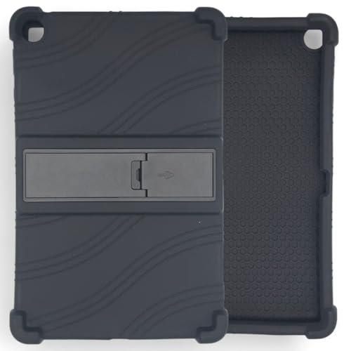 TEKNET TEKNET Case for Huawei MatePad SE 10.4 Shockproof Silicone Case with Folding Stand Base, Anti-Slip Protection Anti-Fall (Black)