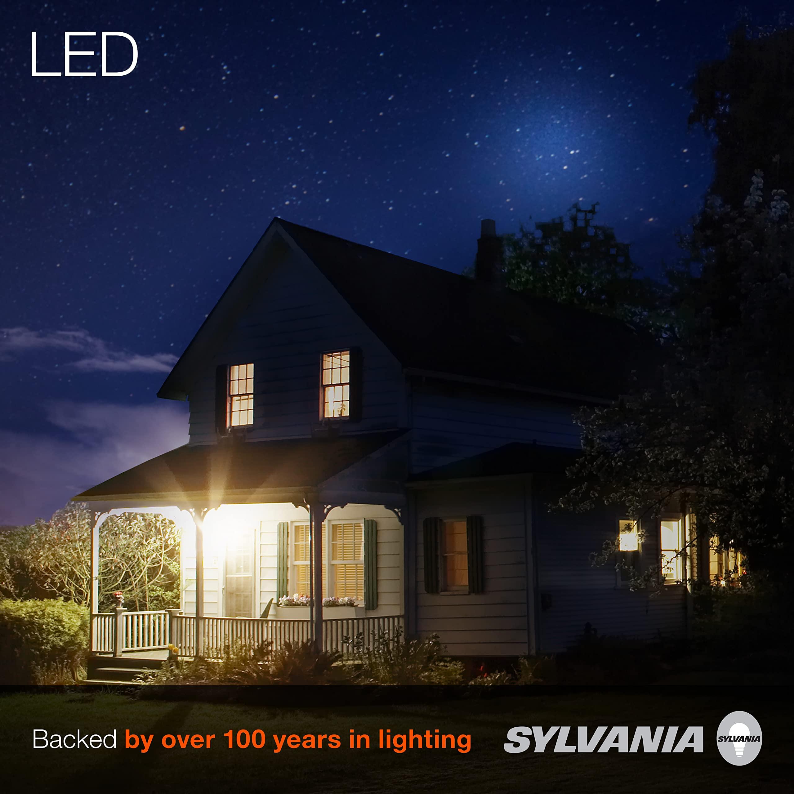 LEDVANCE SYLVANIA LED Motion Activated PAR38 LED Light Bulb, 100W = 11.5W, Indoor/Outdoor, 22 Year, Non-Dimmable, Wet Rated, Energy Star, 3000K, White 1 Pack (40195)