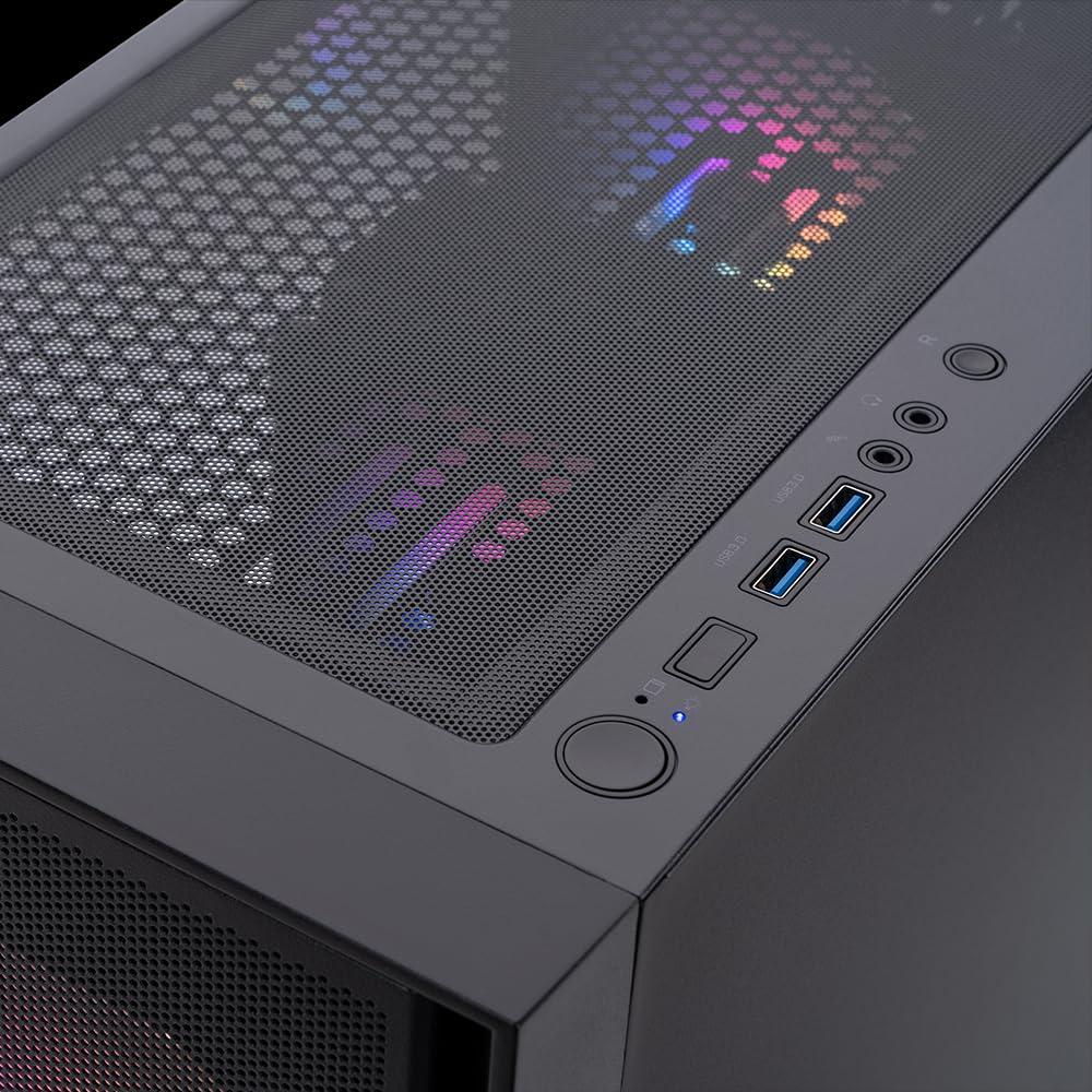 acer Acer Nitro 60 N60-640-UR12 Gaming Desktop | Intel Core i7-14700F 20-Core Processor | NVIDIA GeForce RTX 4060 | 16GB DDR5 | 1TB PCIe Gen 4 SSD | Wi-Fi 802.11ac | Gigabit Ethernet | Windows 11 Home