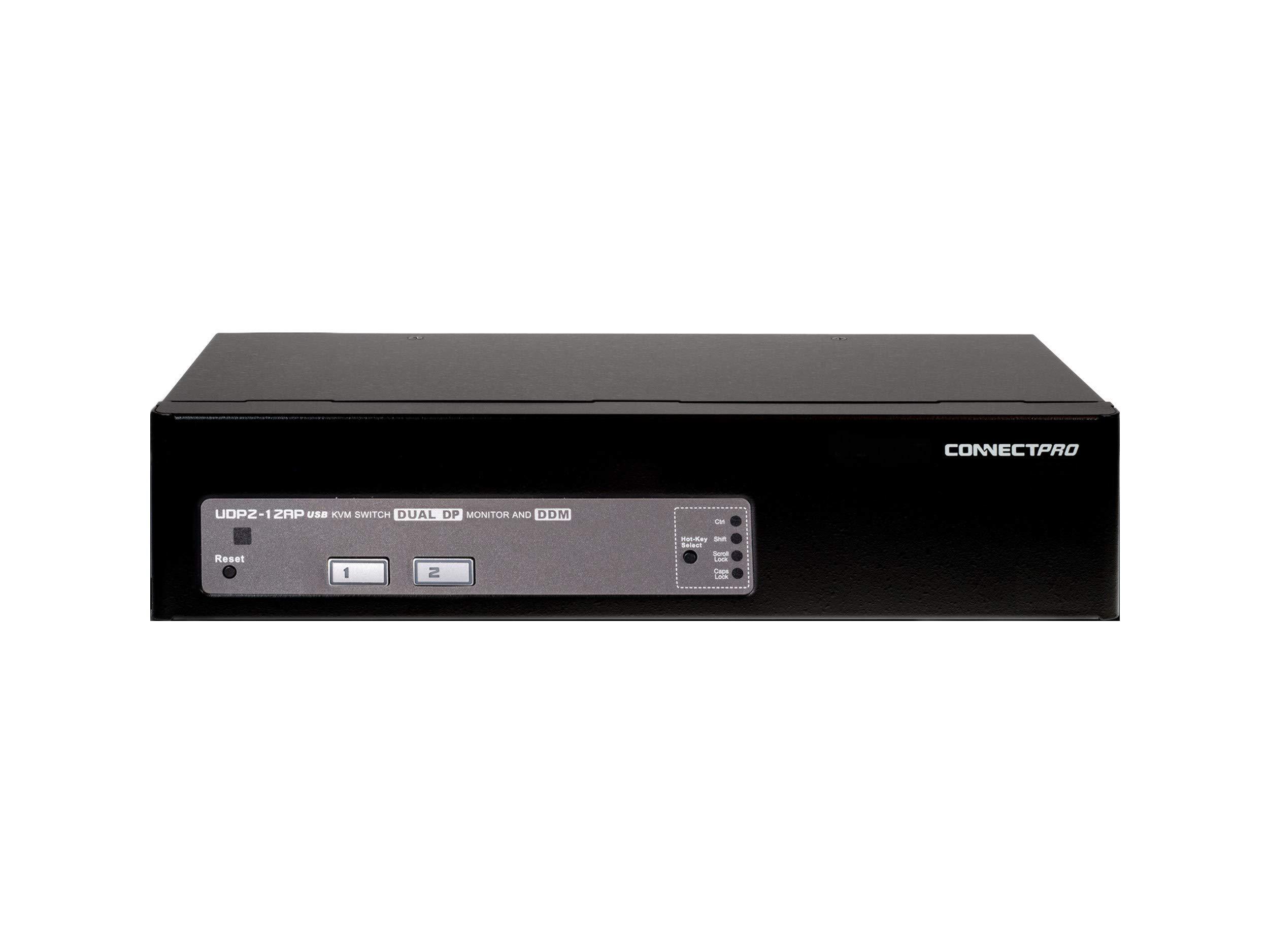 ConnectPRO ConnectPRO UDP2-12AP Dual Monitor DisplayPort 1.4 KVM Switch (KVM Switch only)