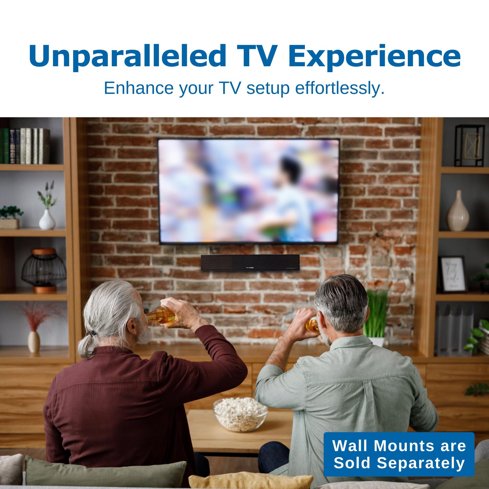 TV · EARS TV EARS Sound Bar for TV - Voice Clarifying, Long Range Wireless Television Speakers - 17\" SoundBar for Enhanced Dialogue on Hearing Impaired Viewers - Compatible with Any Television