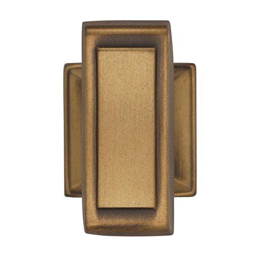 Amerock Amerock | Cabinet Knob | Gilded Bronze | 1-1/4 inch (32 mm) Length | Mulholland | 1 Pack | Drawer Knob | Cabinet Hardware
