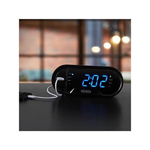 Jensen JENSEN JCR-298 JCR-298 AM/FM Dual-Alarm Digital Clock Radio with Bluetooth