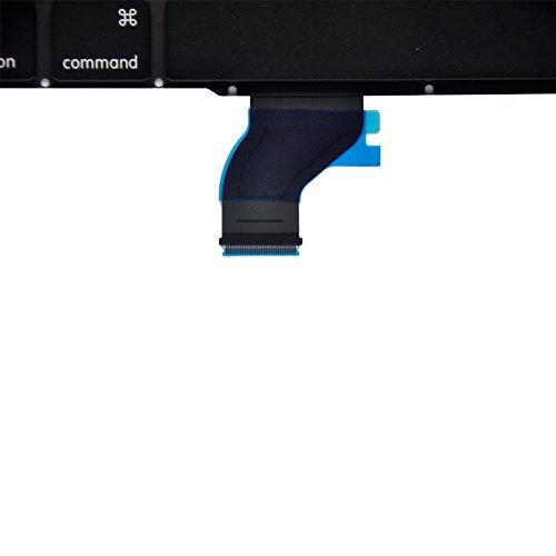 Padarsey Padarsey Replacement Keyboard Without Backlit and Frame Compatible for MacBook Pro A1502 13" 2013-2015 Retina Series Black US Layout, Compatible with Part Numbers ME864 ME865 ME866(6 Months Warranty)