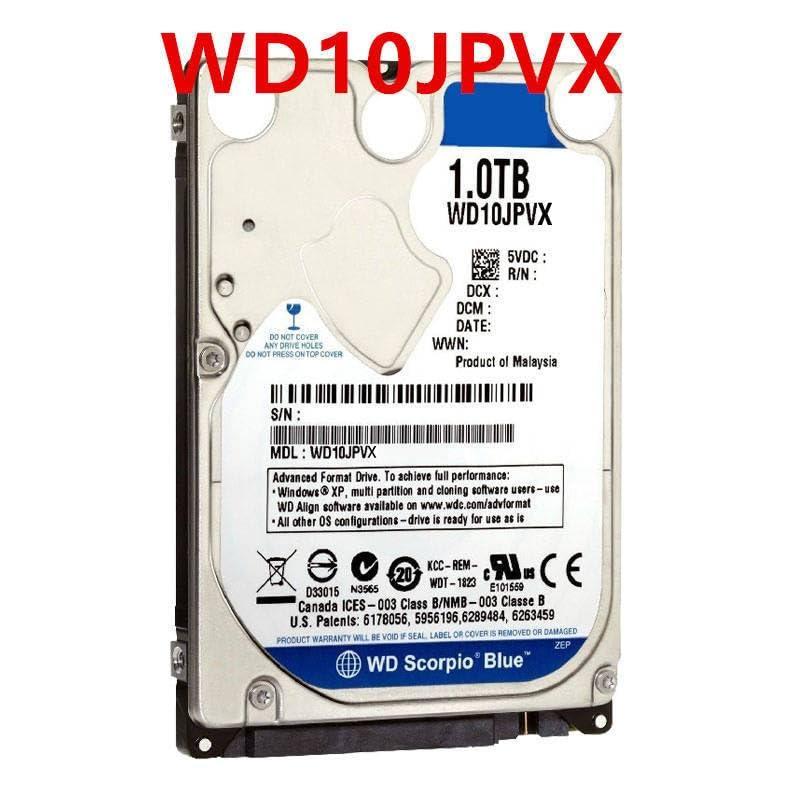 DirectNine Basics DirectNine Basics HDD for 1TB 2.5"" SATA 6 Gb/s 8MB 5400RPM 9.5MM for Internal Hard Disk for Notebook HDD for WD10JPVX