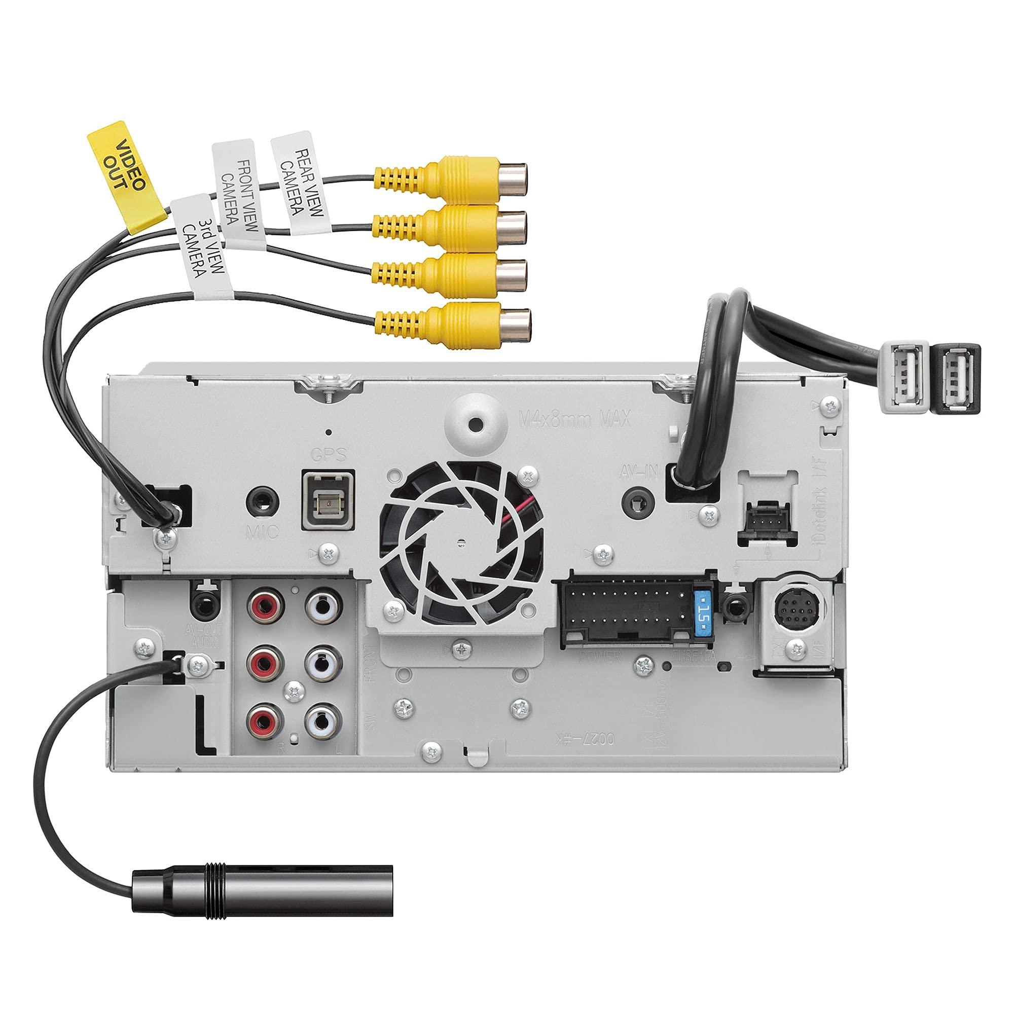 JVC JVC KW-V960BW CDDVD AV Receiver with Bluetooth, Wireless Android Auto & Wireless Apple CarPlay, Includes KS-GC10Q Qi Wireless Charging Magnetic Mount Cradle