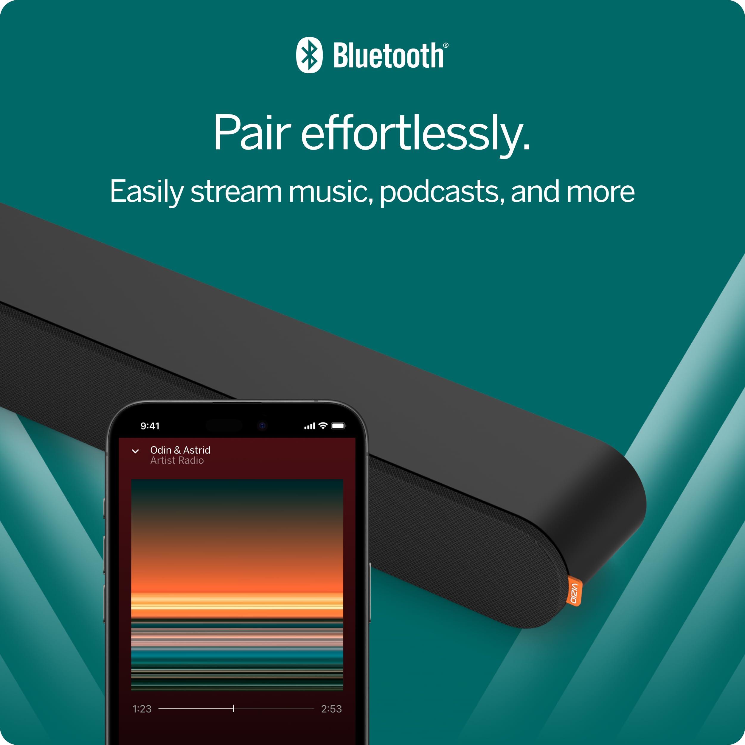 VIZIO VIZIO 2.0 Soundbar w/Dolby Atmos, DTS:X, Bluetooth Speaker SV200M-08 (New, 2024 Model)