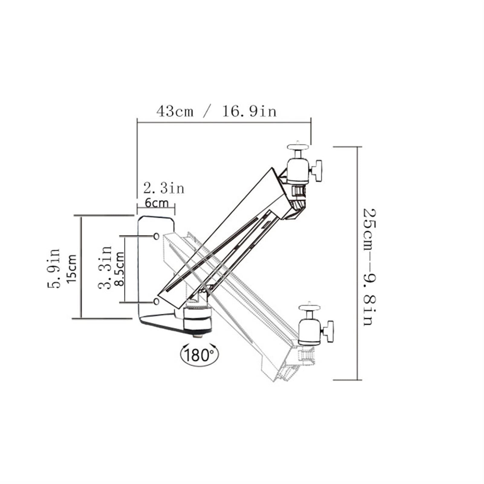 GLigeT GLigeT Projector Mount Stand Projector Shelf Micro Universal Projector Wall Mount Rack Living Room Bedroom Conference Room Rotating Heavy-Duty Projector Shelf Adjustable Projector Ceiling Mount