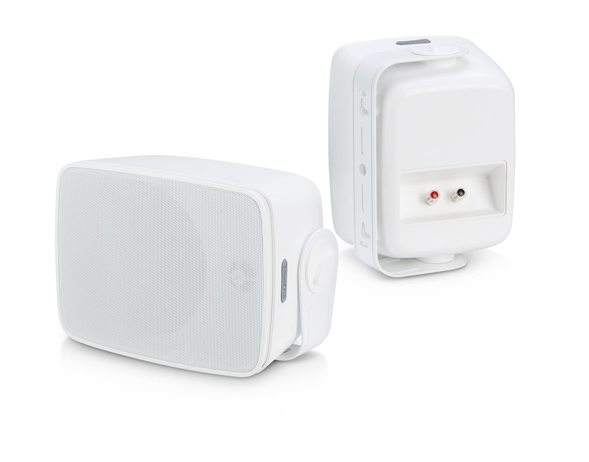 SOUND PRO SOUND PRO SPS-1000-WH Dual Bluetooth Indoor & Outdoor Loudspeaker Pair, White