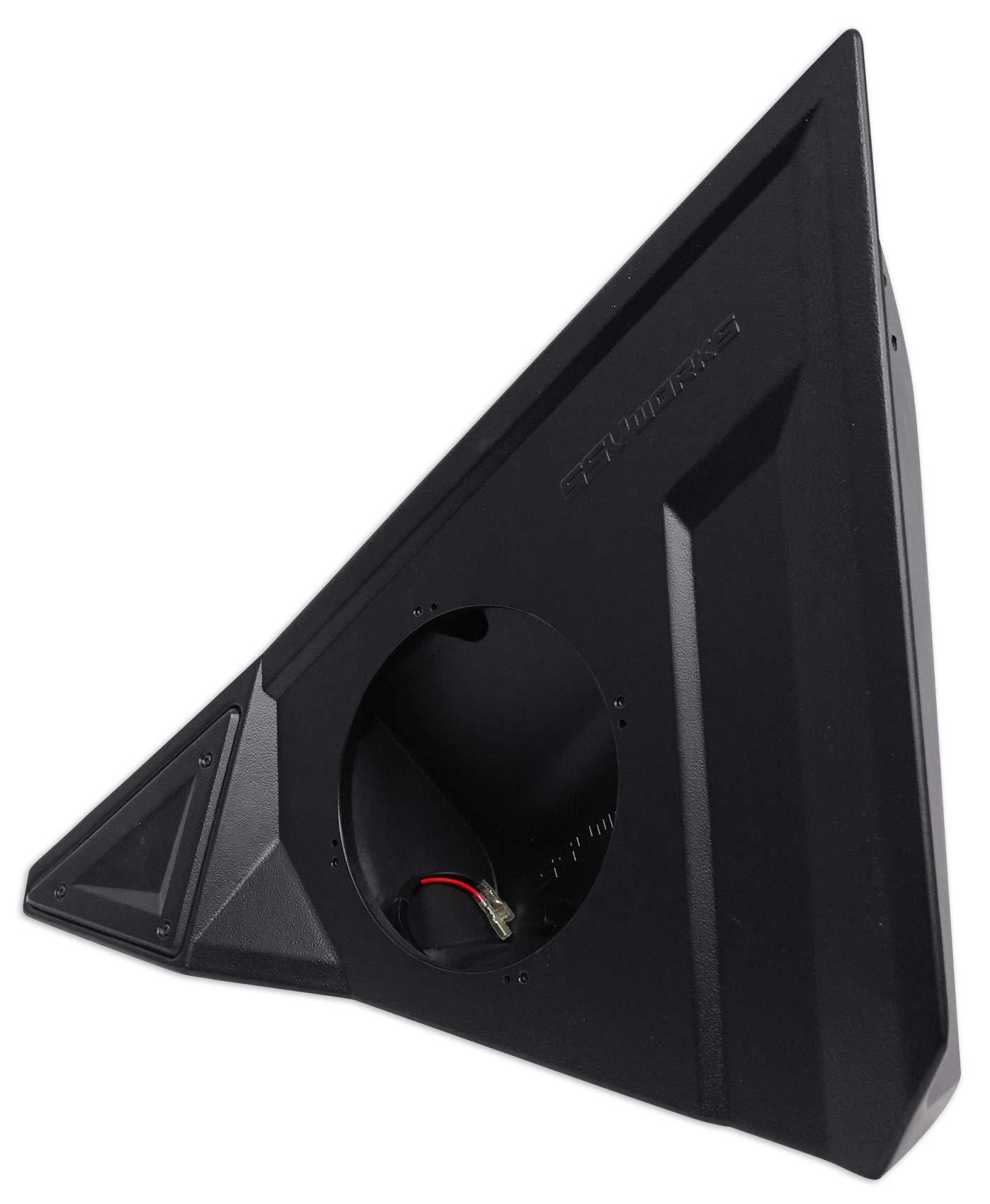 SSV Works SSV Works SS-F65U 2015-2023 Polaris Slingshot 6.5" Kick Panel Speaker Pods (Unloaded)