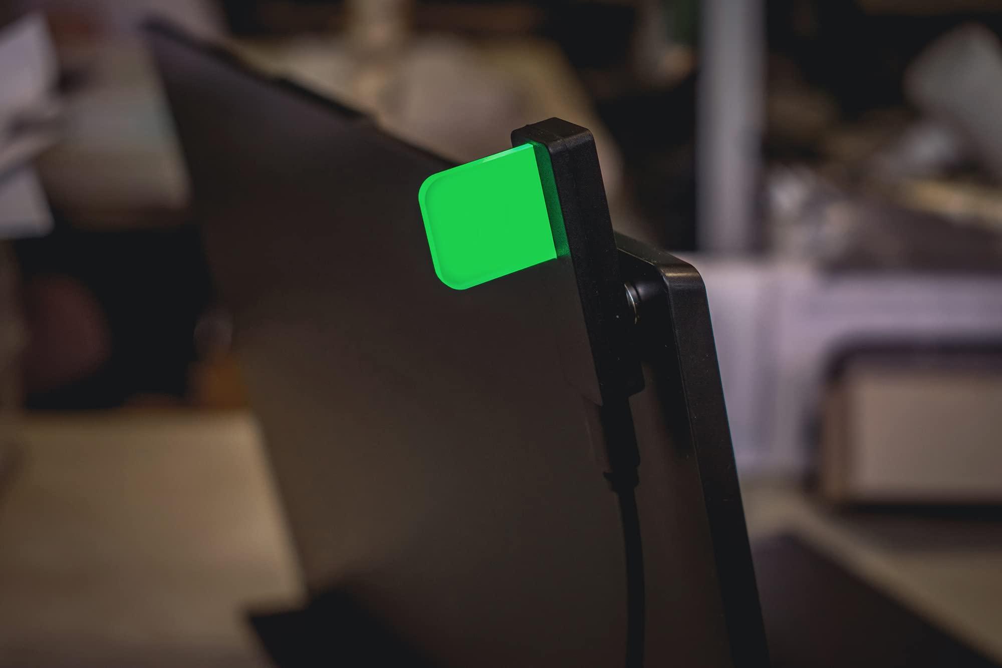 LUXAFOR Luxafor Flag LED USB Busy Light Indicator Black Luxafor Flag LED Availability Indicator That Eliminates Workspace Distractions and Boosts Productivity (59 inch Cable (USB))