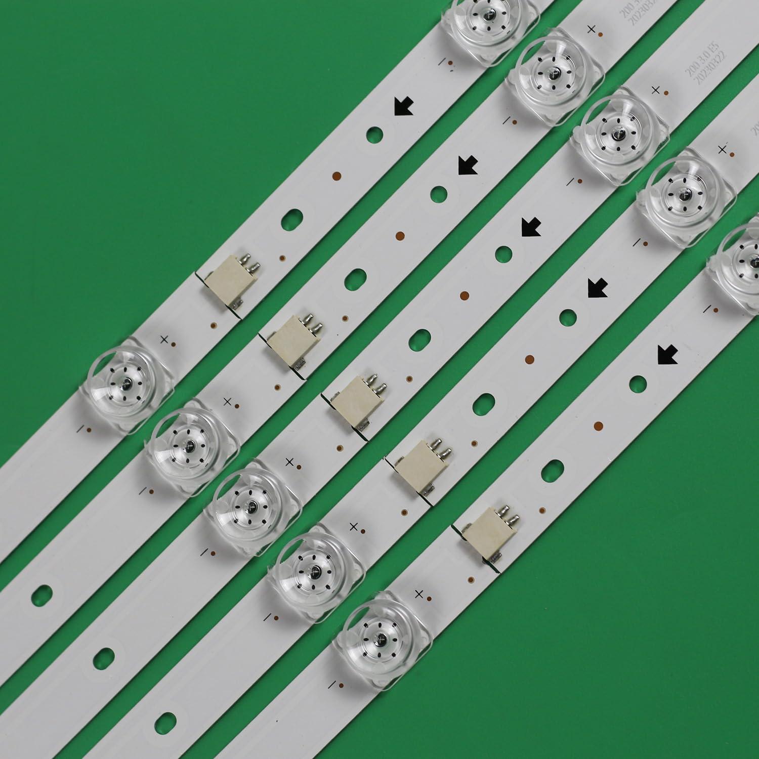 FEILUDE FEILUDE 5Pcs LED Strip H55A6120 HZ55H50Y HZ55A65 CRH-BK55S1U51S3030T05107BE-REV1.3 B I W JS L2 E5 Bum S10 1 HD550S1U51-T0S1GMROH