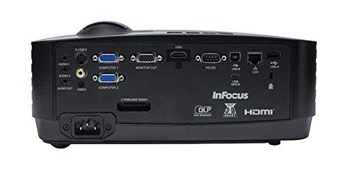 InFocus InFocus Corporation IN2124a XGA Network Projector, 3500 Lumens, HDMI, Wireless-Ready