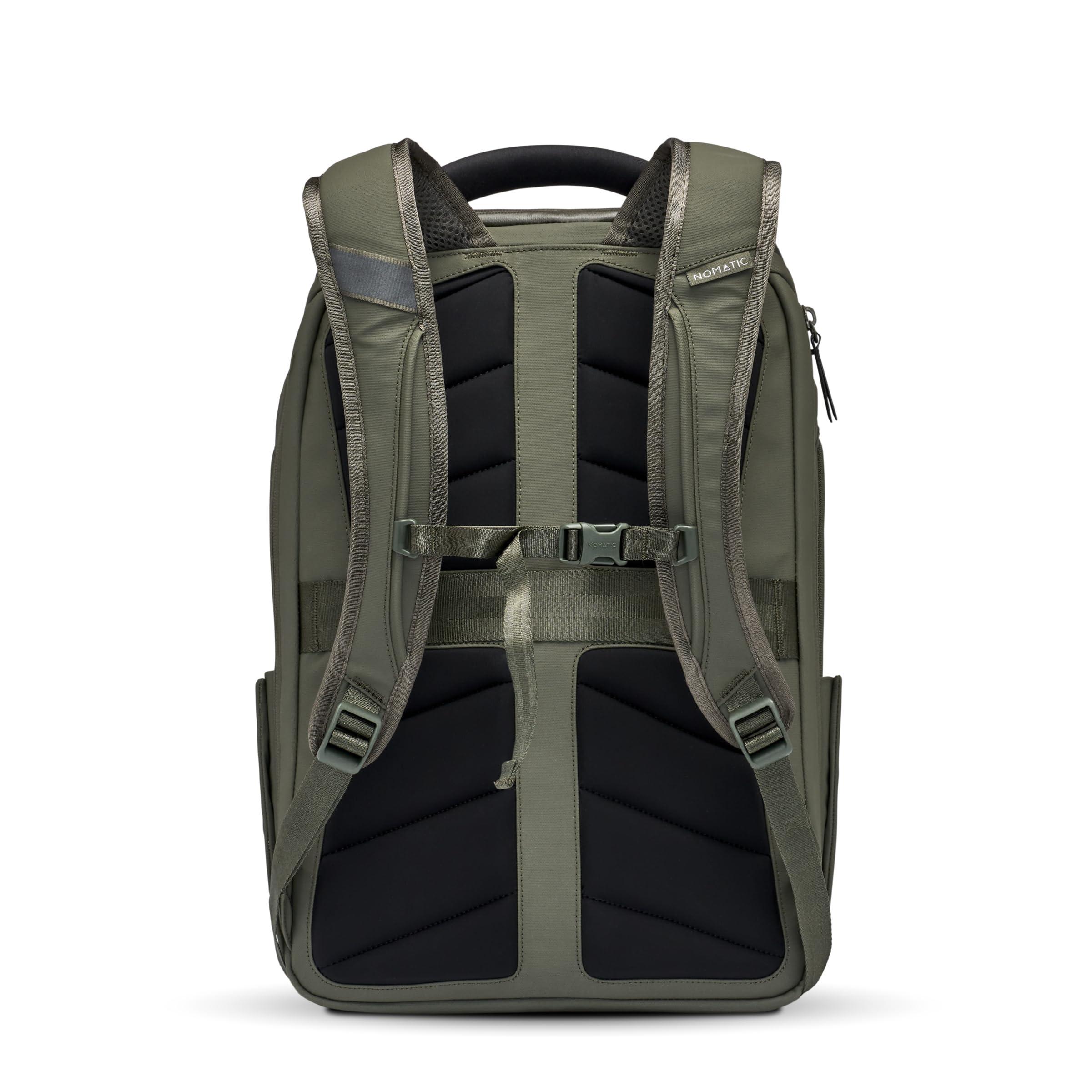 NOMATIC NOMATIC 14L Backpack- Carry On Backpack and Water Resistant Laptop Bag - Carry On or Business Backpack for Men and Women (Olive)