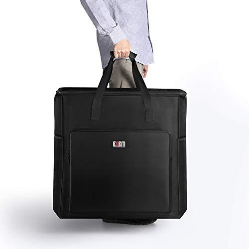 BUBM BUBM Desktop Computer Carrying Case, Padded Nylon Carry Tote Bag for Transporting Computer Tower PC Chassis,Monitor(Up to 27 inch),Keyboard,Cable and Mouse