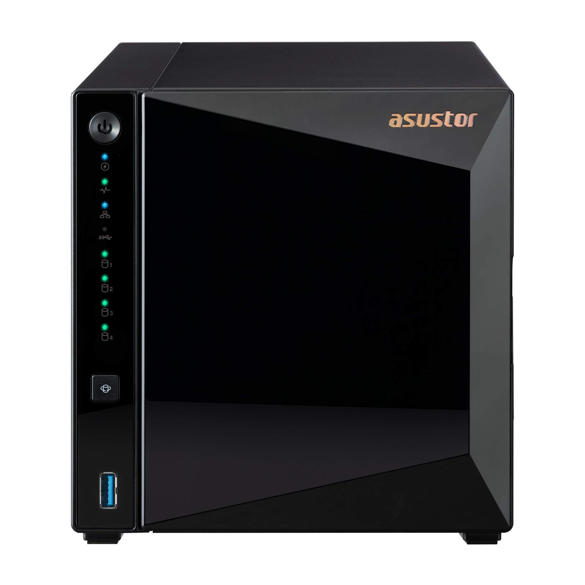 Asustor Asustor AS3304T 4 Bay NAS Quad-Core CPU, 2.5Gbe Port, 2GB DDR4 + 24TB HDD (Four 6TB HDD Included)