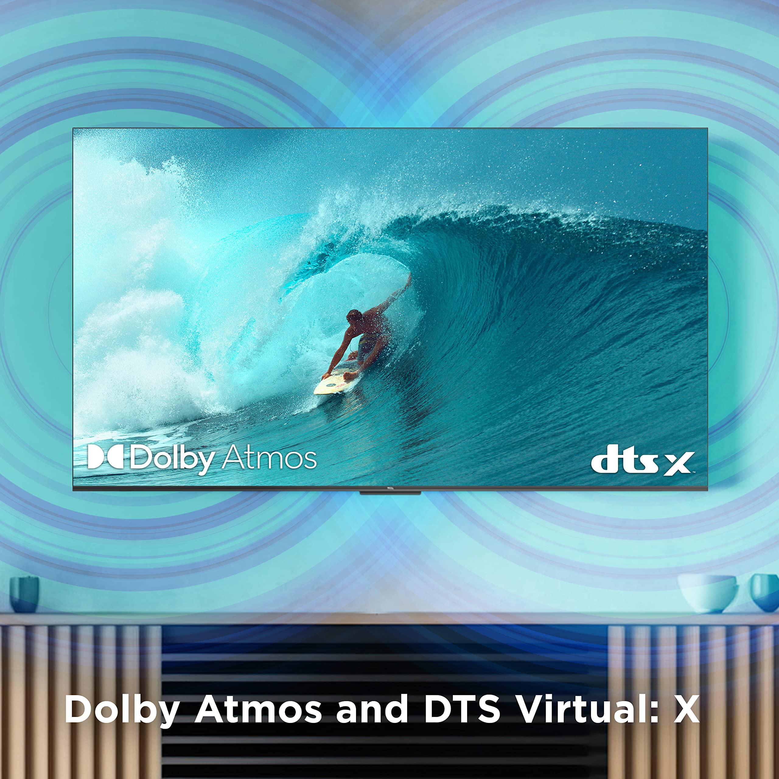 TCL TCL 50-Inch Class S4 4K LED Smart TV with Google (50S450G, 2023 Model), Dolby Vision, HDR Pro, Atmos, Assistant Built-in Voice Remote, Works Alexa, Streaming UHD Television