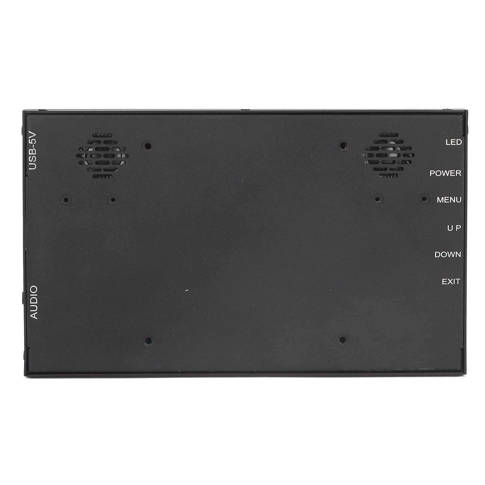 Walfront 7in Computer CPU Hardware Temperature Monitor Dynamic Temperature Secondary Display Screen High Definition for Pc Computer Case