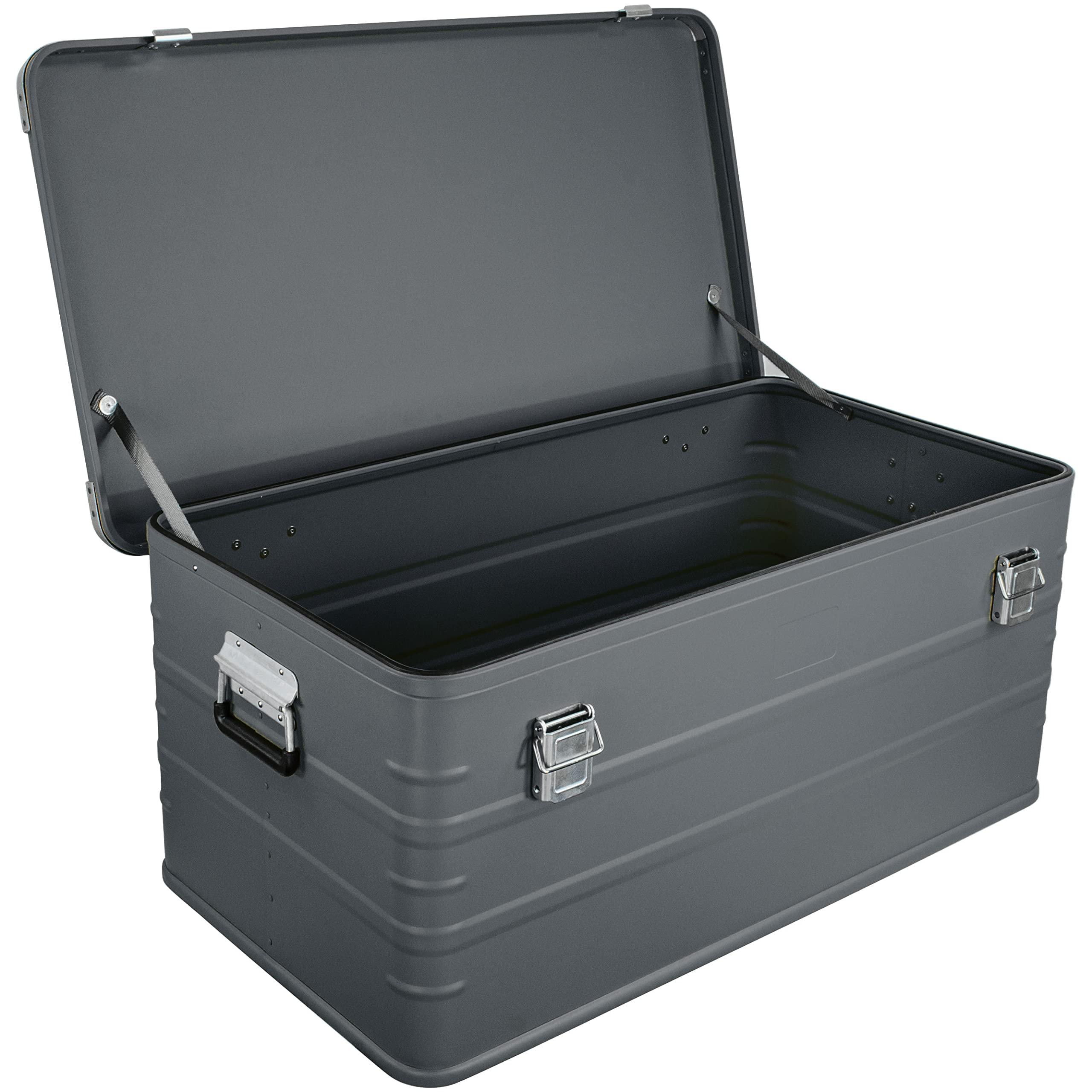 Eylar Eylar Crossover Aluminum Overland Storage, Trunk, Metal Cargo Case, Storage Box (147L X-Large, Gray)
