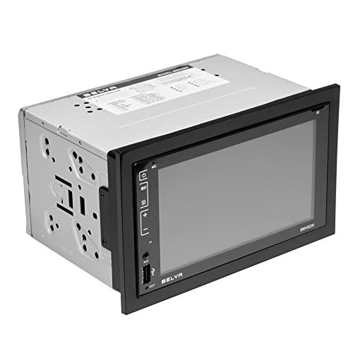 BELVA Belva BMV62W 6.2" Double DIN Touchscreen Bluetooth Car Stereo Receiver with Apple CarPlay, Android Auto and Mirrorlink