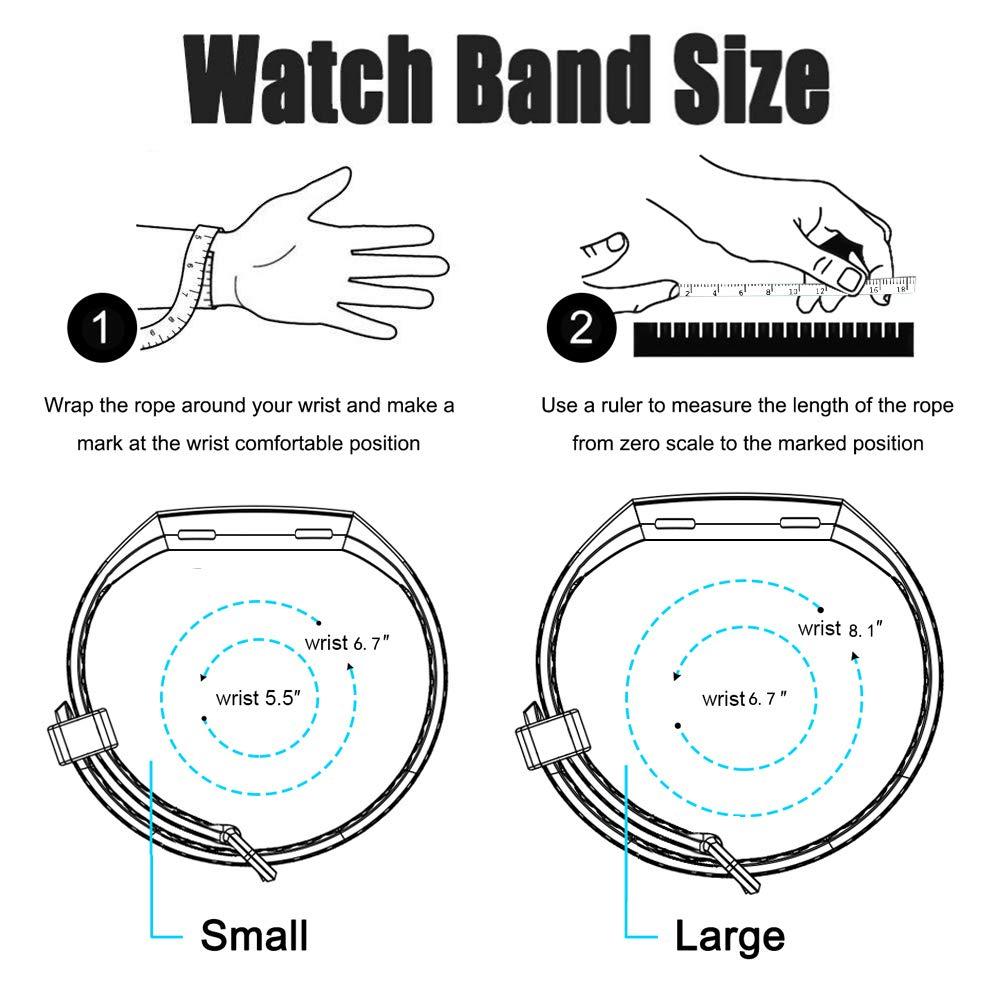 Baaletc Compatible with Fitbit Versa/Versa 2/Versa Lite/Special Edition Bands Sport Strap Material Silicone Strap Bands for Fitbit Versa 2 Smart Fitness Watch Women Men Small Large