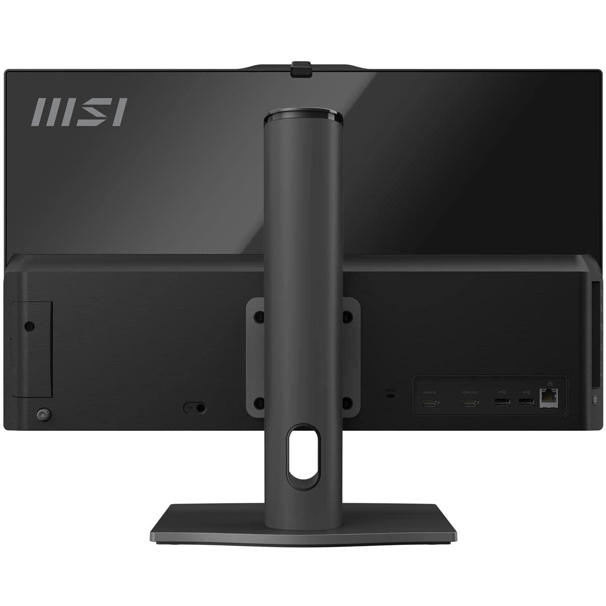 MSI MSI Modern AM242TP AIO Desktop, 23.8" FHD Touchscreen, Intel Core i7-1260P, 16GB Memory, 512GB SSD, WiFi 6, BT 5.1, FHD Webcam, Black, Windows 11 Home Plus (12M-053US)