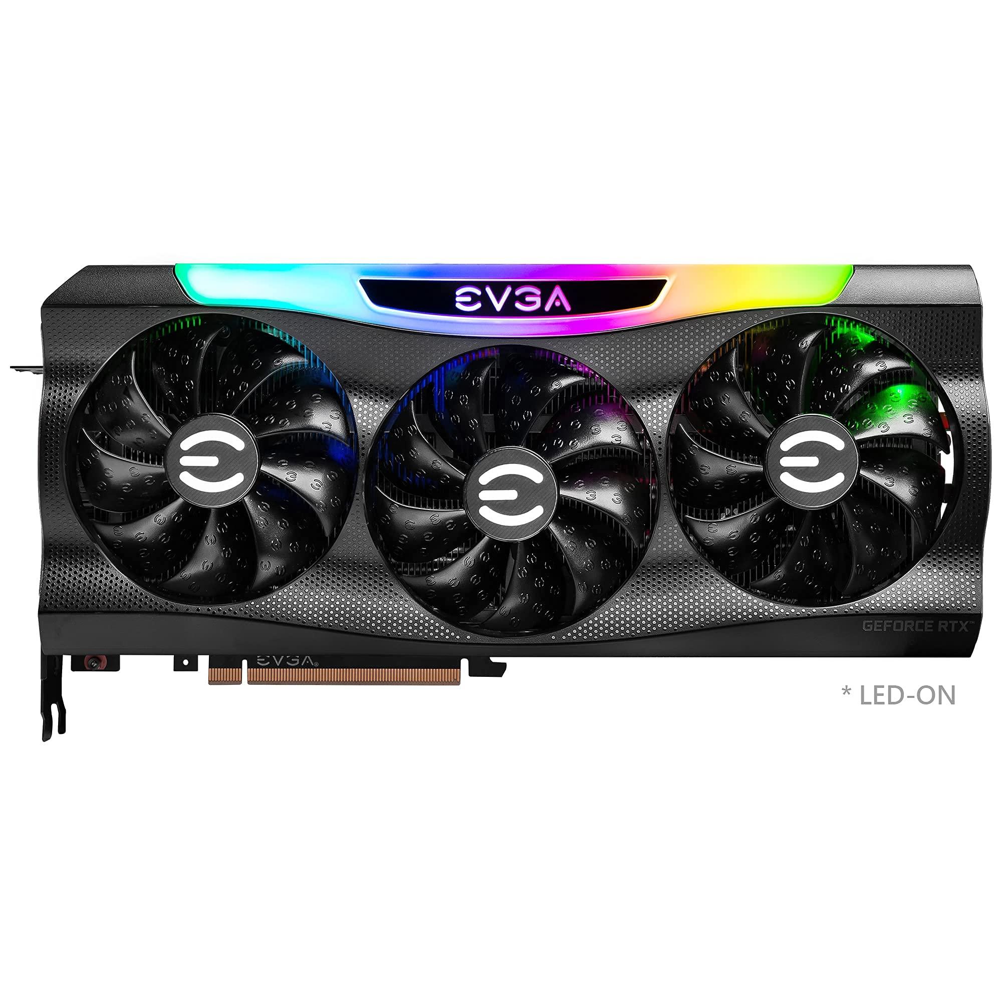 EVGA EVGA GeForce RTX 3080 Ti FTW3 Ultra Gaming, 12G-P5-3967-KR, 12GB GDDR6X, iCX3 Technology, ARGB LED, Metal Backplate (Renewed)