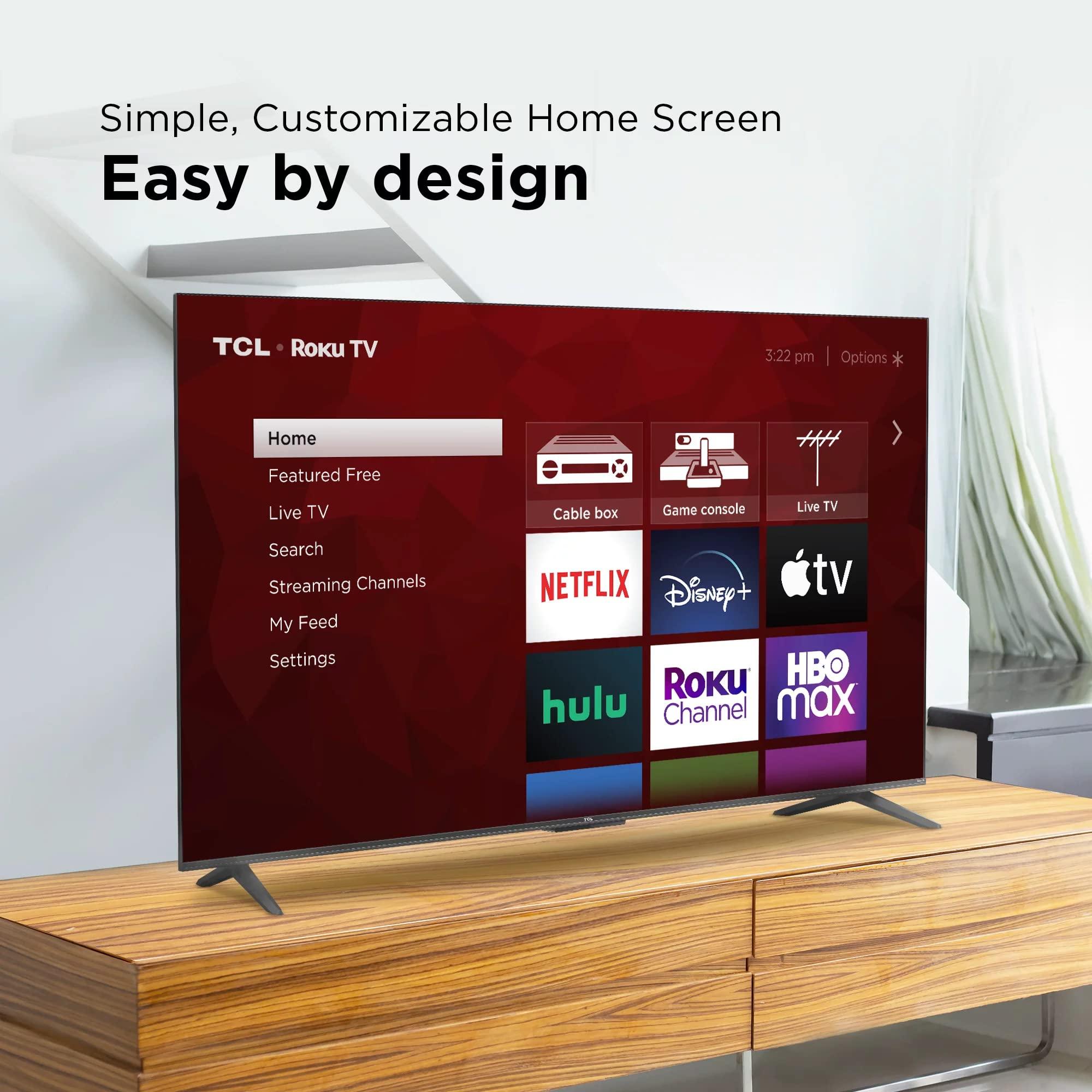 TCL TCL 50\" Class 4-Series 4K UHD HDR LED Smart Roku TV - 50S451