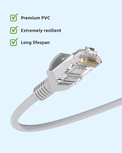 ANNKE ANNKE 100 FT Cat5e Internet High-Speed Network Cable, High-Speed PoE Ethernet Cable IP Camera and NVR System, Modem, PC, Consoles, etc., Compatible for Indoor/Outdoor Use