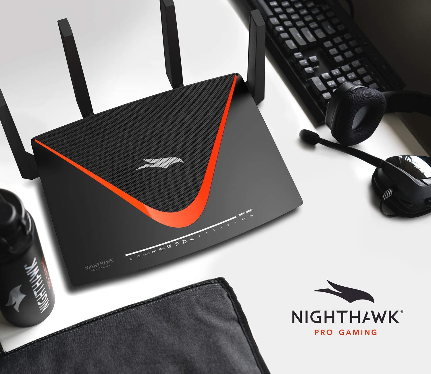 NETGEAR NETGEAR Nighthawk Pro Gaming XR700 WiFi Router with 6 Ethernet Ports and Wireless Speeds Up to 7.2 Gbps, AD7200, Optimized For The Lowest Ping