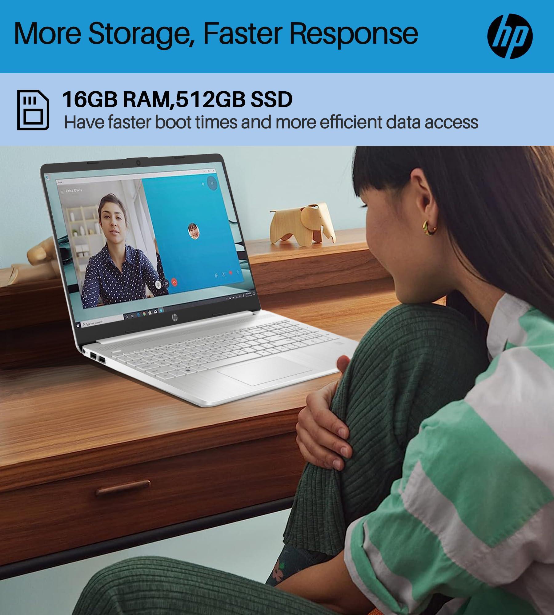 HP HP 2024 Newest 15.6" Touchscreen Laptop - for Business and Student, Intel Core i3-1215U CPU, 16GB RAM, 512GB SSD, Long Battery Life, Windows 11 Pro, with Mouse