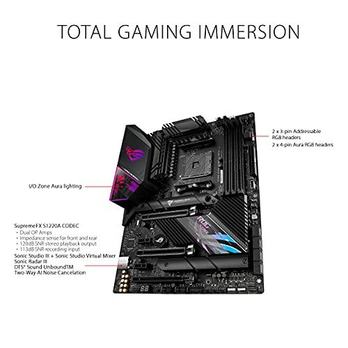 ASUS ASUS ROG Strix X570-E Gaming WiFi II AMD AM4 X570S ATX Gaming Motherboard (PCIe 4.0, Passive PCH Heatsink, 12+4 Power Stages, WiFi 6E, 2.5 Gb LAN,USB 3.2 Gen 2 Type C and Aura Sync RGB