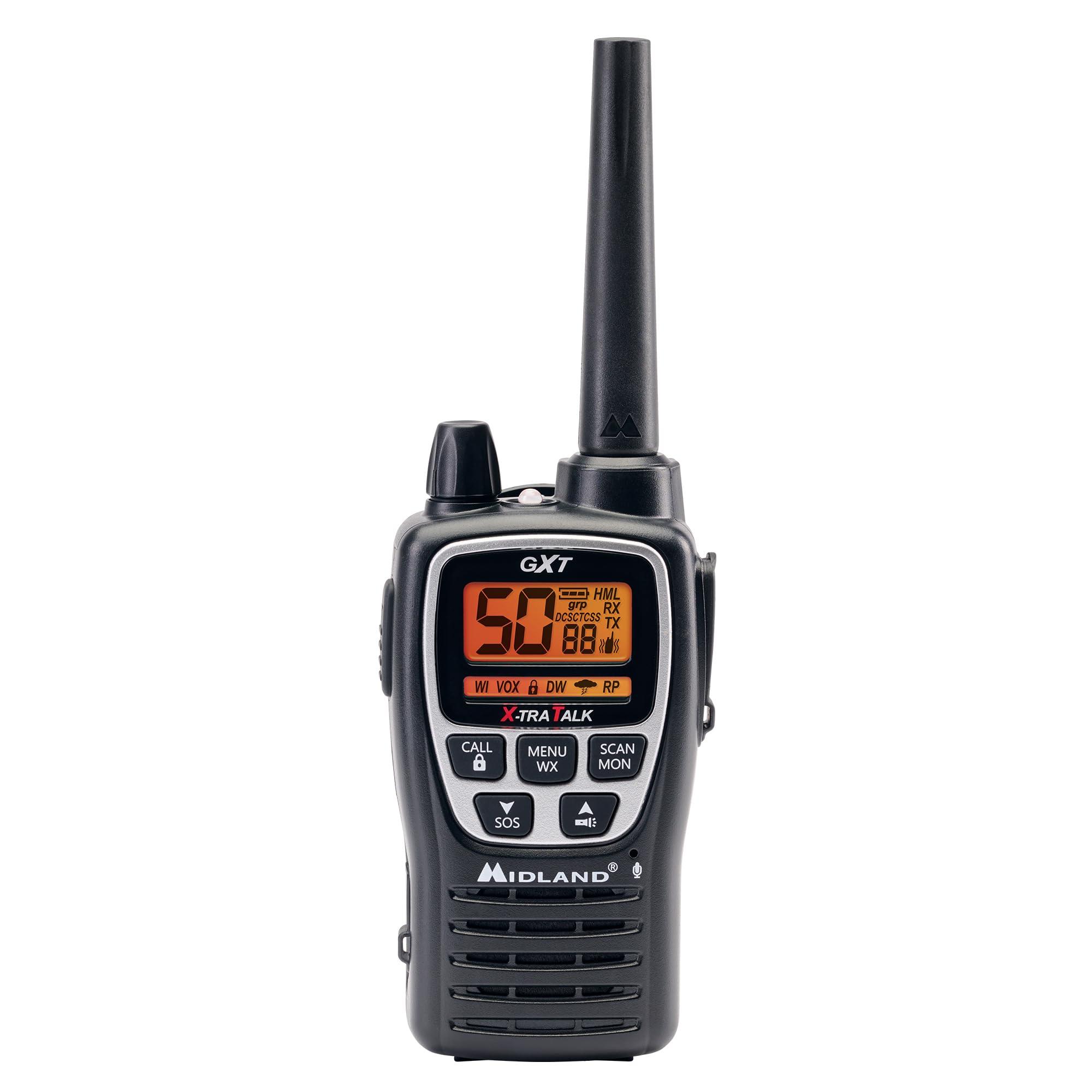 Midland Midland GXT3000 GMRS Radio - 4 Pack Bundle w/Headsets & Chargers