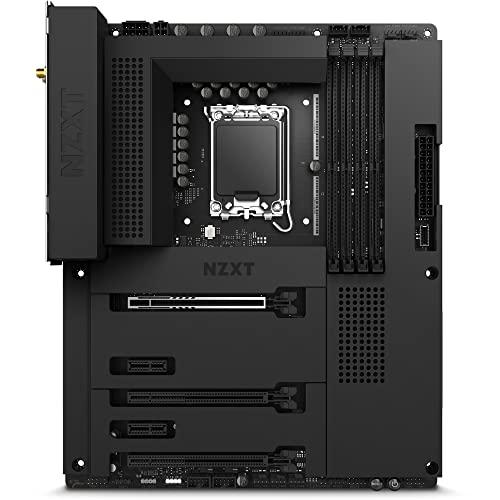 NZXT NZXT N7 Z690 Motherboard - N7-Z69XT-B1 - Intel Z690 chipset (Supports 12th Gen CPUs) - ATX Gaming Motherboard - Integrated I/O Shield - WiFi 6E connectivity - Bluetooth V5.2 - Black