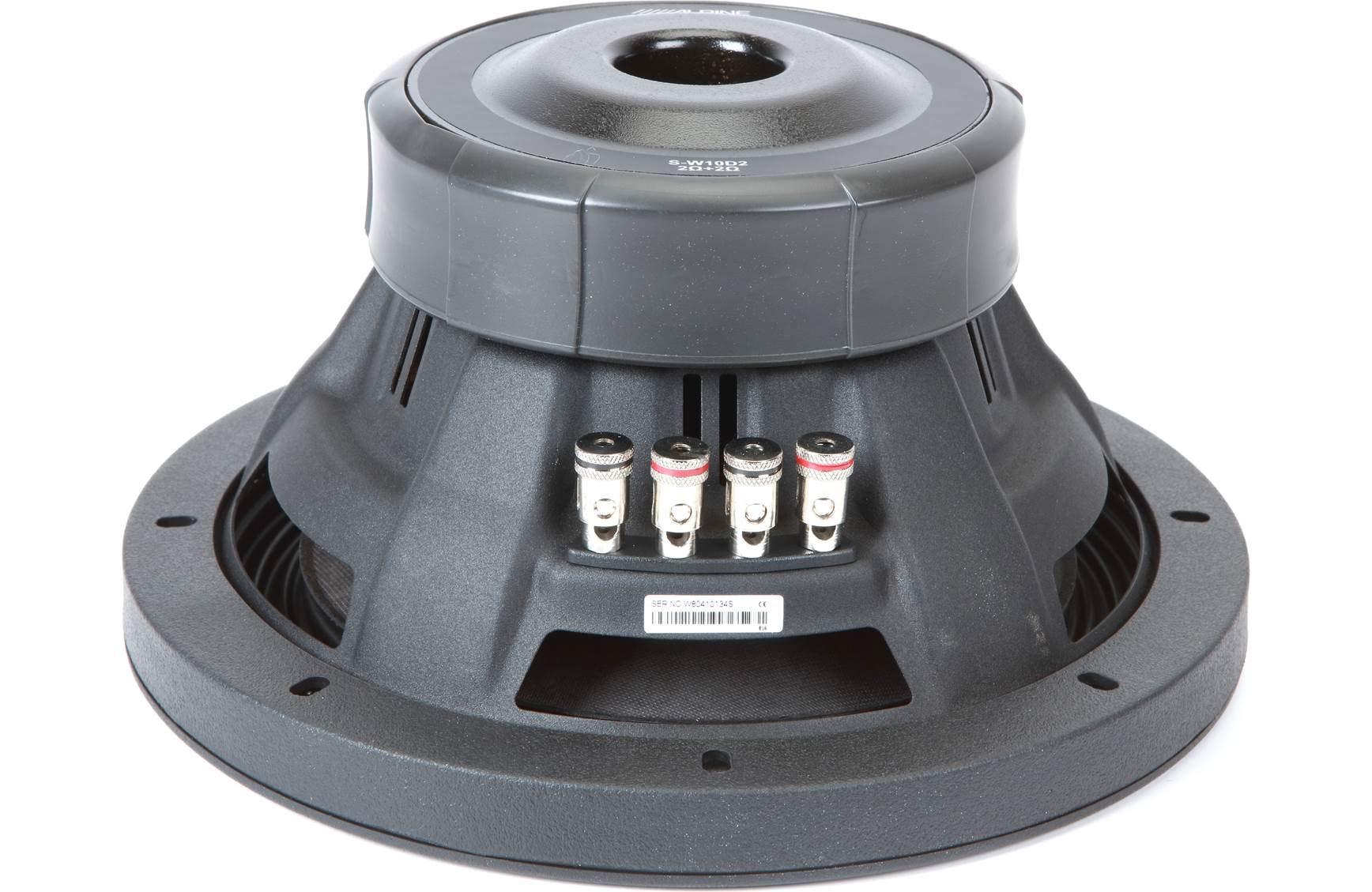 American Sound Connection American Sound Connection Alpine Bundle Compatible with 2007-2013 Chevy Silverado S-W10D2 Dual 10\" Loaded Sub Box Enclosure