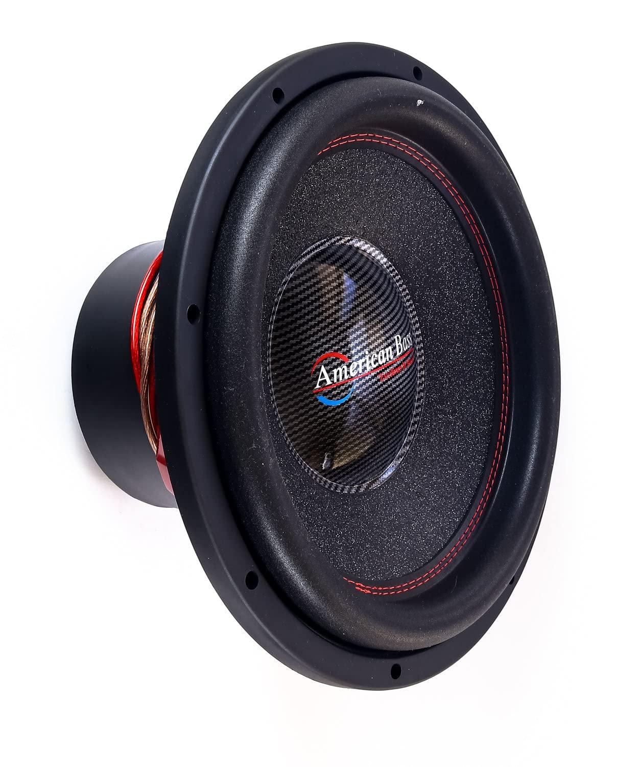 American Bass American Bass Hawk 15 Inch Subwoofer 1500 Watt RMS and 3000 Watt Max Power, 4 Ohm Impedance, 200-oz Magnet, and 3-inch Voice Coil, Pack of 1