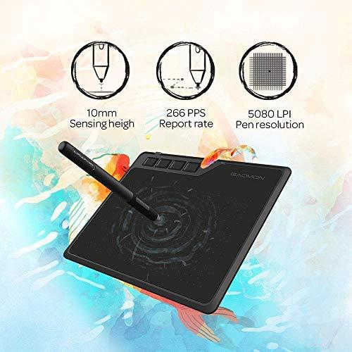 GAOMON GAOMON S620 Pen Tablet & AP32 Pen- Graphics Drawing Tablet for Digital Drawing/ 2D 3D Animation/Annotating Signing/Online Tutoring