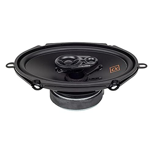 Alphasonik Alphasonik 1 Pair of NS683 Neuron Series 6x8/5x7 (360 Watts Max for The Pair) 180 Watts Max Per Speaker 3-Way Full-Range Car Audio Speaker with PEI Dome Tweeter Polypropylene Cone