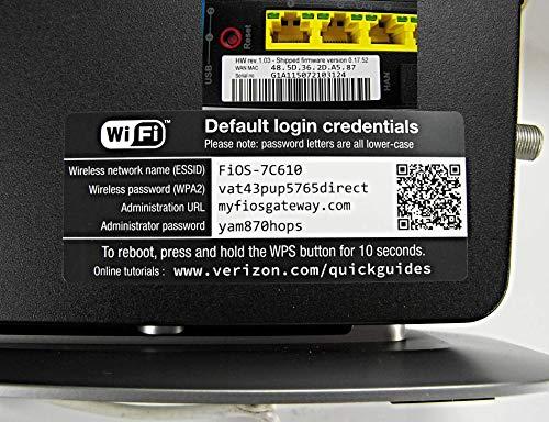 Verizon Verizon FiOS Router Updated 2019 - Fios Quantum Gateway G1100 AC1750 Wi-Fi Dual Band Wireless Routers for Internet Long Range + 1 Year Warranty (Renewed)