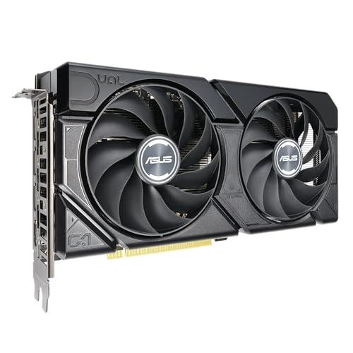 ASUS ASUS Dual GeForce RTX 4070 EVO OC Edition 12GB GDDR6X is Designed for Broad Compatibility, with a 2.5-Slot Design, Axial-tech Fan Design, 0dB Technology, Auto-Extreme Technology, and More