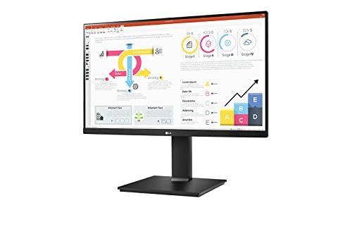 LG LG 23.8 24BP75Q-B IPS QHD Monitor with HDR10, USB Type-C Port, AMD FreeSync, Reader Mode, & Flicker Safe, Black
