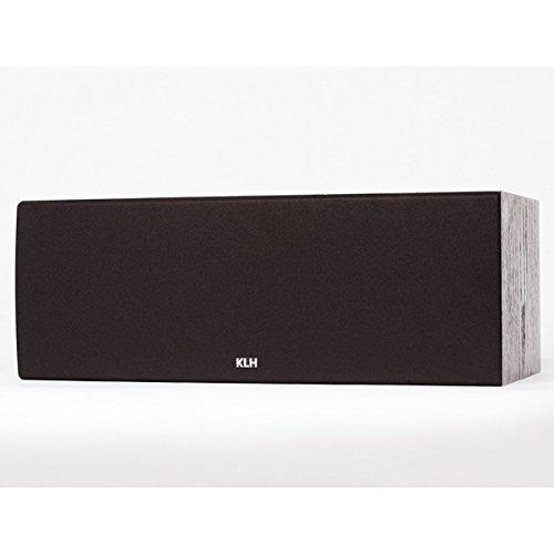 KLH KLH Story 2-Way Bass Reflex Center Channel Speaker, Black Oak