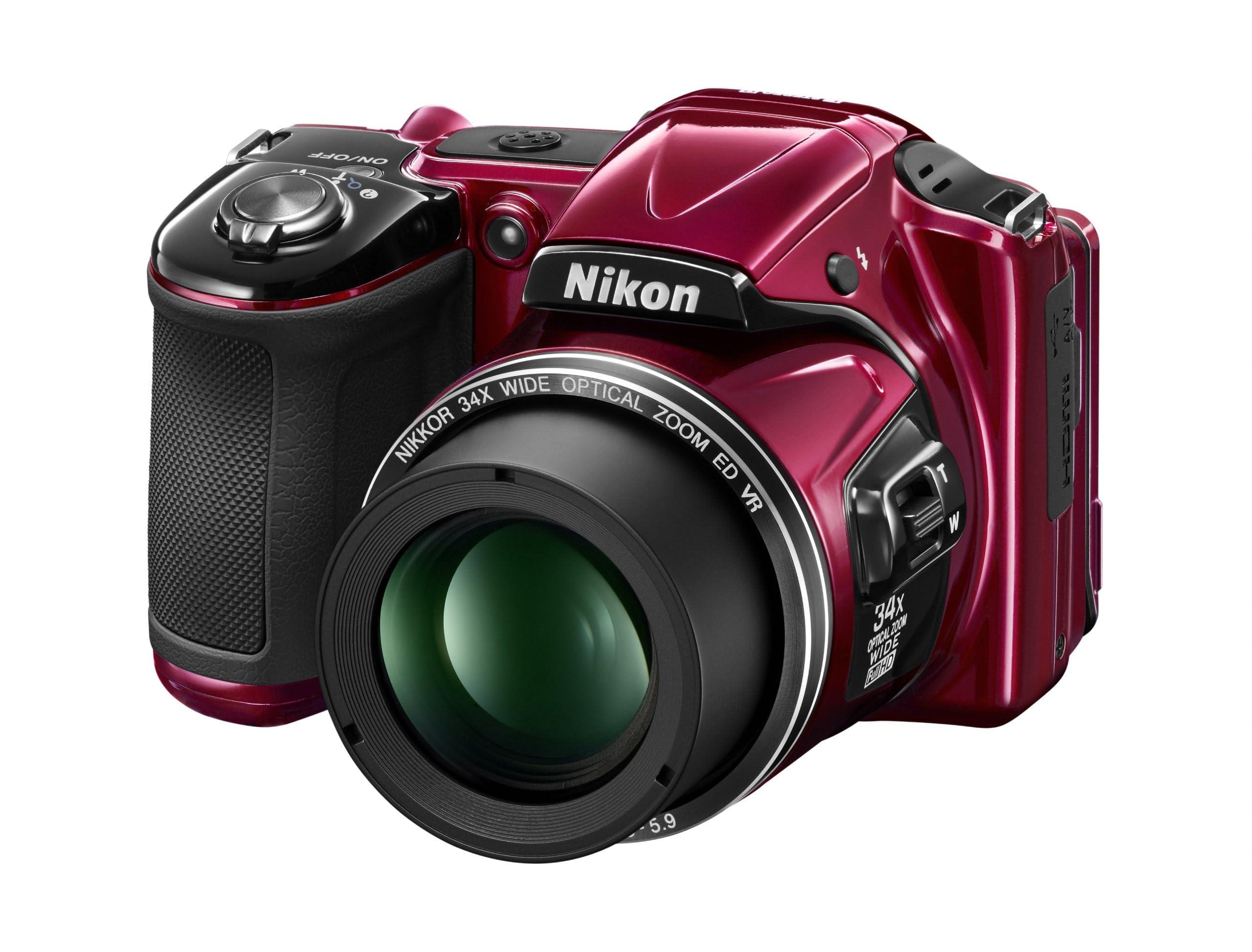 Nikon Nikon COOLPIX L830 Digital Camera (Red) (Certified Refurbished)